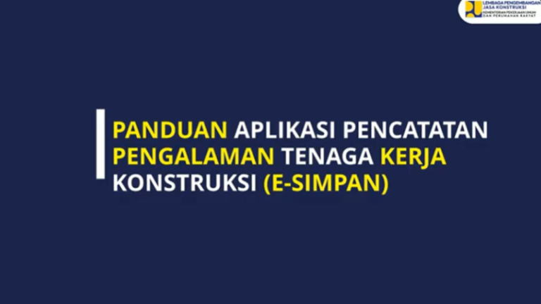 panduan pencatatan pengalaman tkk dalam e simpan