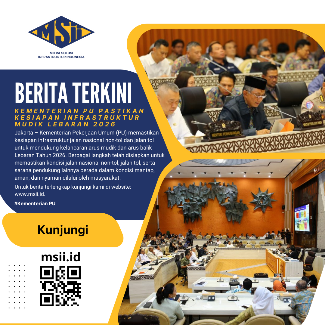 Kementerian PU Pastikan Kesiapan Infrastruktur Mudik Lebaran 2026
