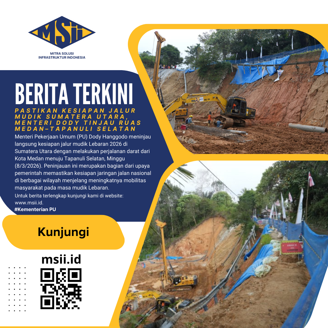 Pastikan Kesiapan Jalur Mudik Sumatera Utara, Menteri Dody Tinjau Ruas Medan–Tapanuli Selatan